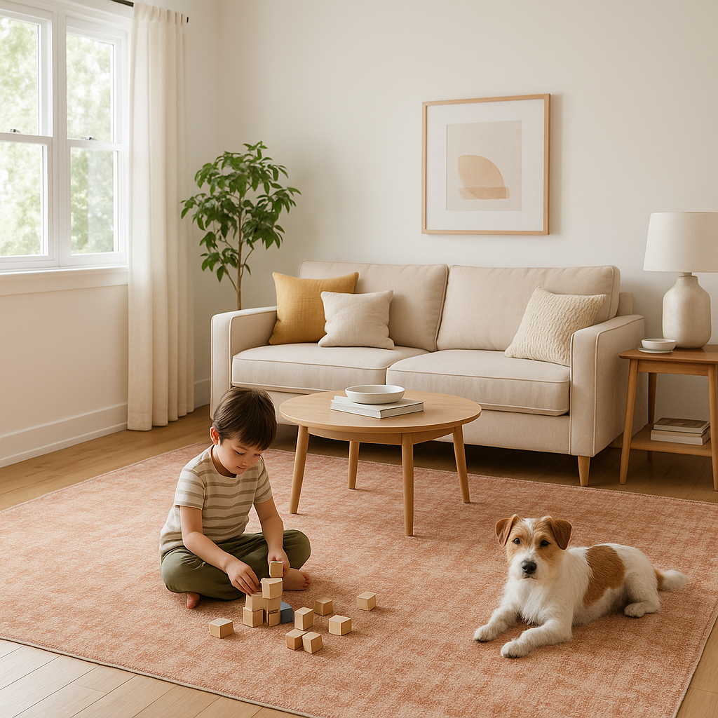 🧺 The Benefits of Machine-Washable Rugs in Busy Homes