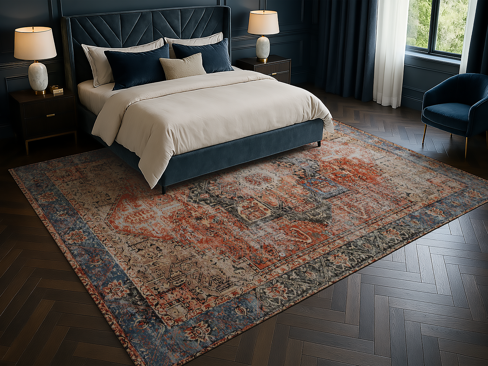 Cotty Home Premium Turkish Cotton, Washable Rug –  Non-Slip, Foldable, Multi-Size and Color