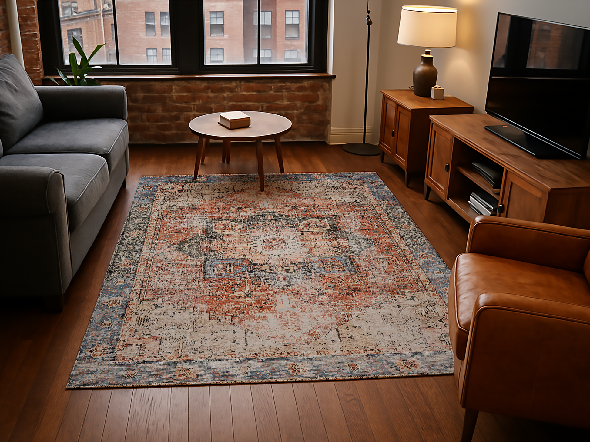 Cotty Home Premium Turkish Cotton, Washable Rug –  Non-Slip, Foldable, Multi-Size and Color