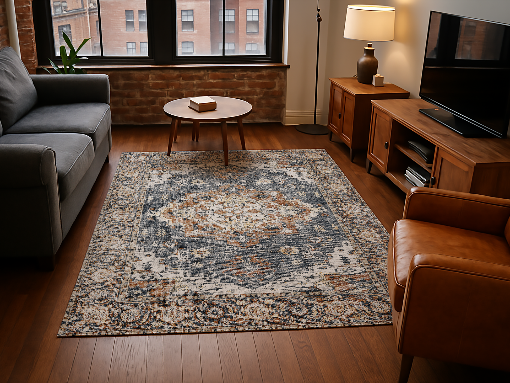 Cotty Home Premium Turkish Cotton, Washable Rug –  Non-Slip, Foldable, Multi-Size and Color