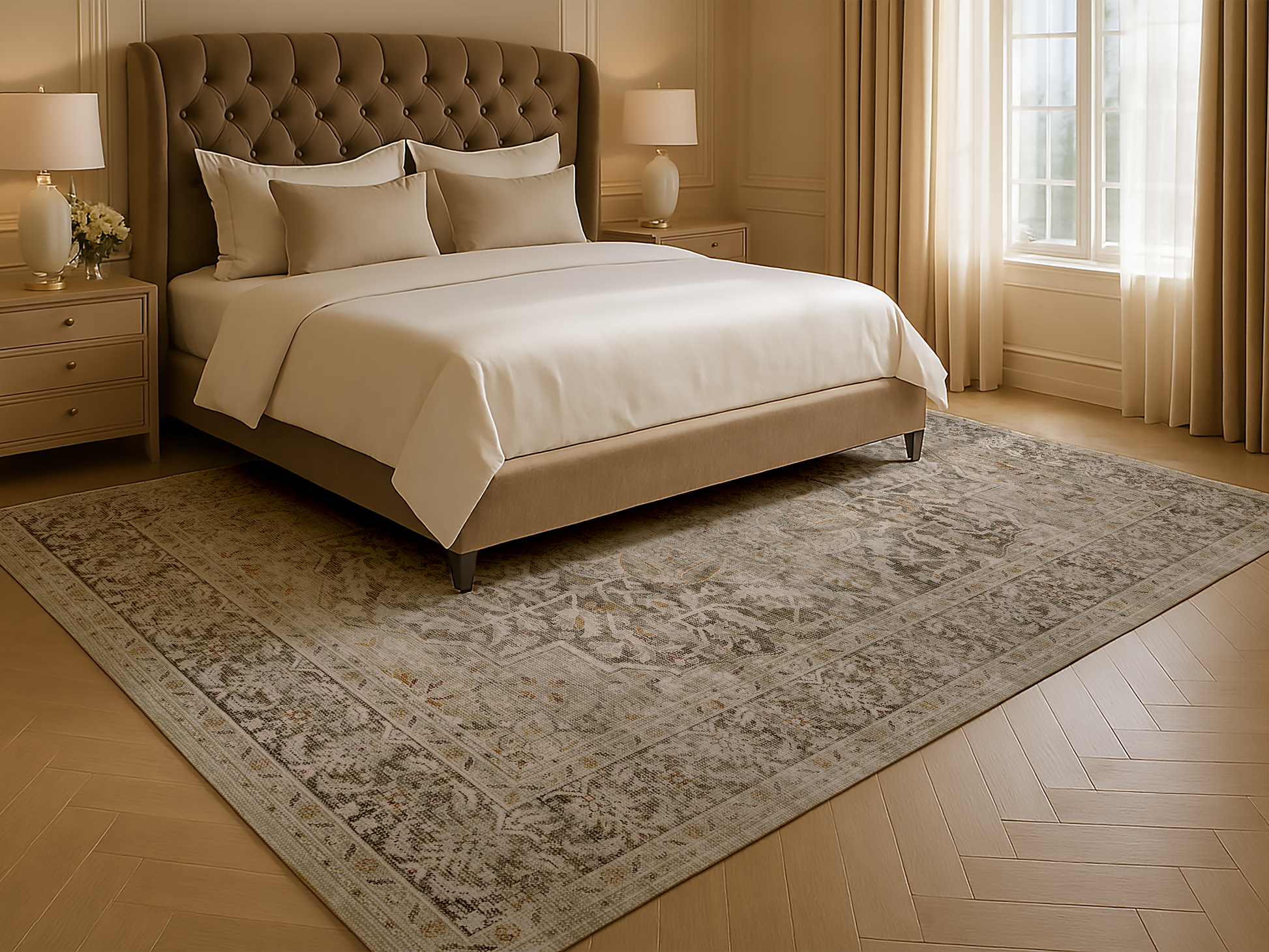 Cotty Home Premium Turkish Cotton, Washable Rug –  Non-Slip, Foldable, Multi-Size and Color
