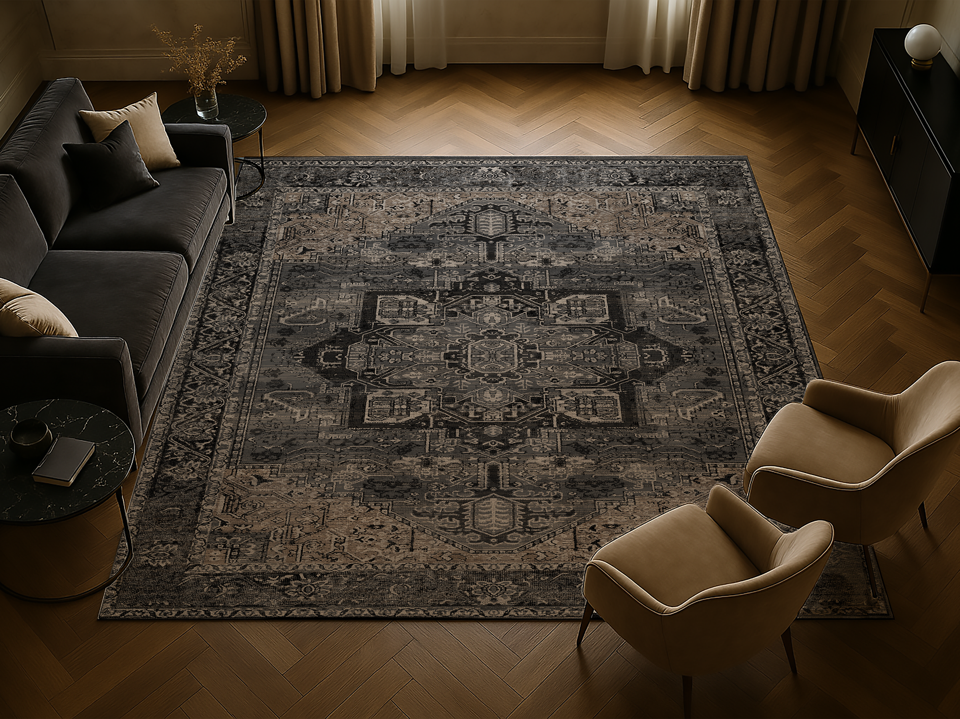 Cotty Home Premium Turkish Cotton, Washable Rug –  Non-Slip, Foldable, Multi-Size and Color