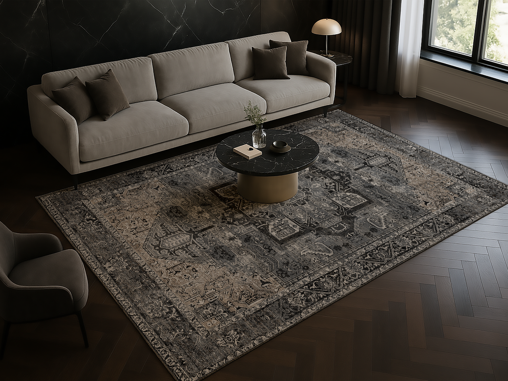 Cotty Home Premium Turkish Cotton, Washable Rug –  Non-Slip, Foldable, Multi-Size and Color