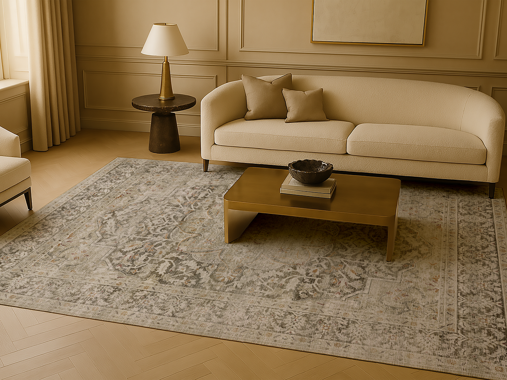Cotty Home Premium Turkish Cotton, Washable Rug –  Non-Slip, Foldable, Multi-Size and Color