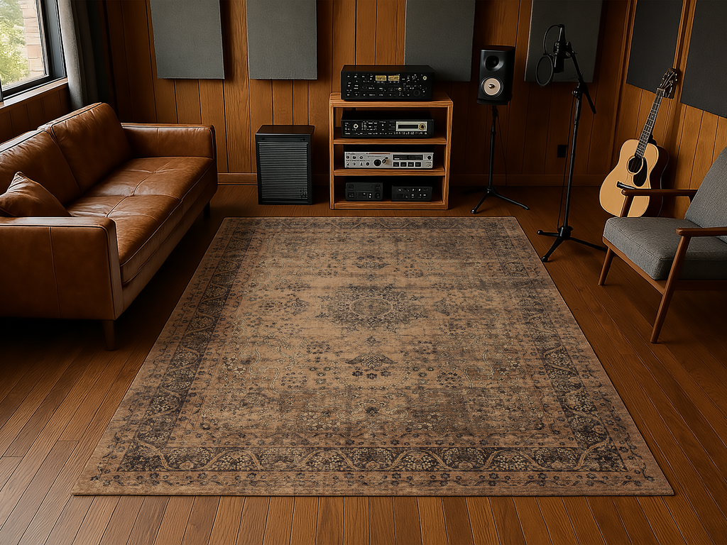 Cotty Home Premium Turkish Cotton, Washable Rug –  Non-Slip, Foldable, Multi-Size, Beige