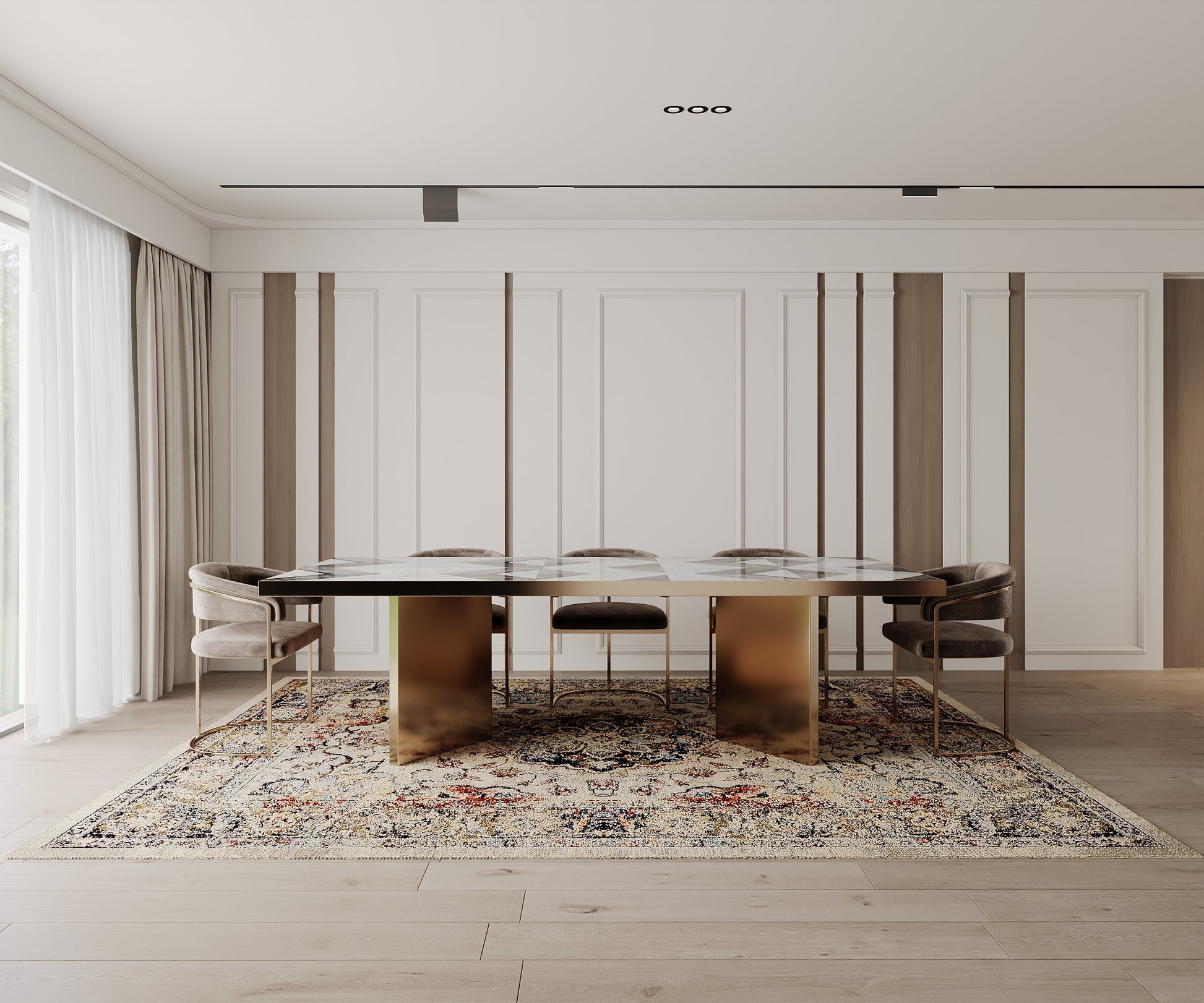 Cotty Home Superior Washable Rug – Ultra Thin, Non-Slip, Foldable, Multi-Size, Oriental Beige