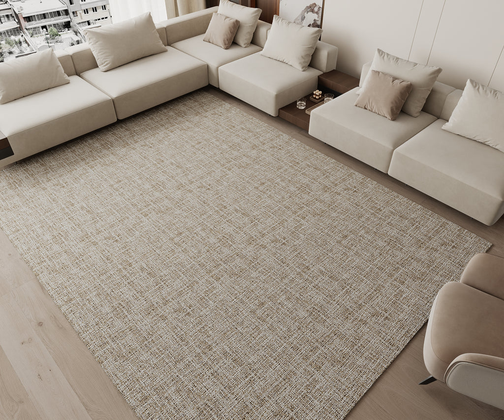 Cotty Home Superior Washable Rug – Ultra Thin, Non-Slip, Foldable, Multi-Size, Modern Beige