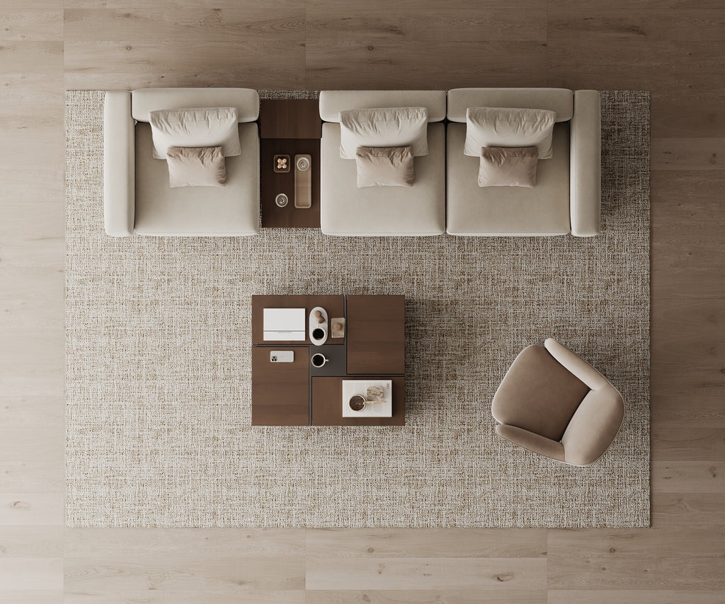 Cotty Home Superior Washable Rug – Ultra Thin, Non-Slip, Foldable, Multi-Size, Modern Beige